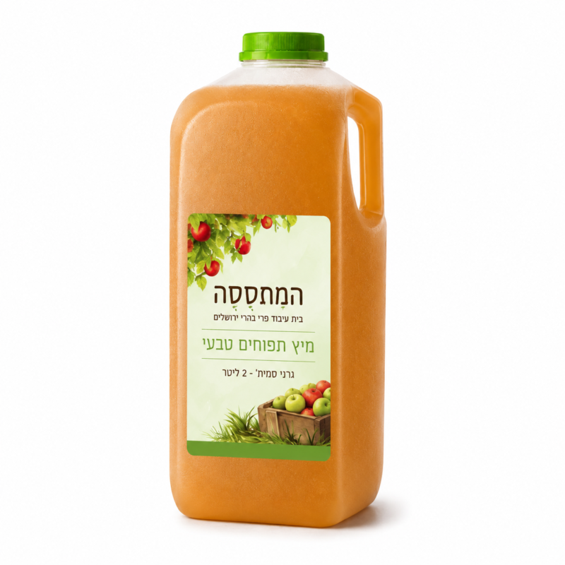 מיץ טבעי | תפוח גרני סמית' | 2 ליטר